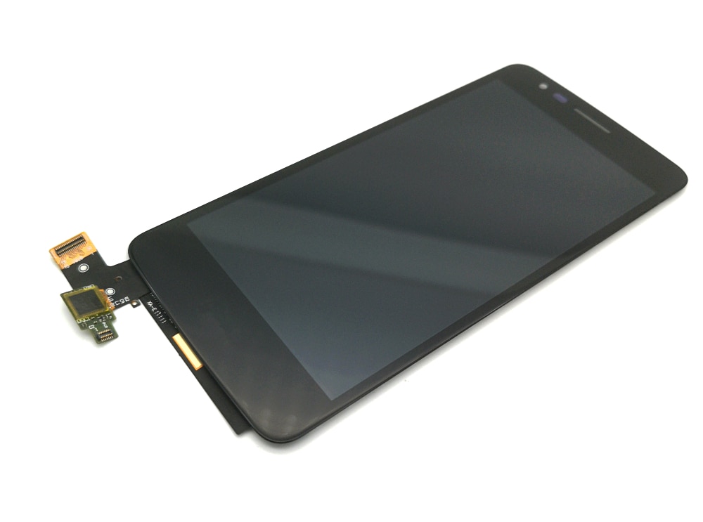 5.0 " för lg  k8 x240 x240h x240k lcd-skärm digitaliserare med pekskärm med ram