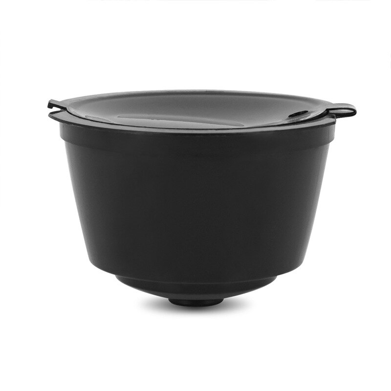 3pcs/pack Dolce Gusto Coffee Cup Capsule Plastic Capsule Refillable Reusable Compatible with Nescafe Dolce Gusto: black