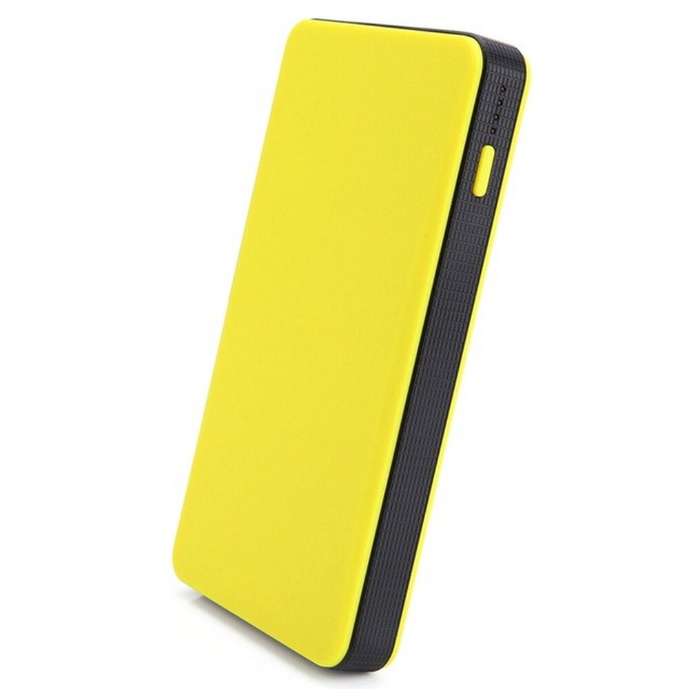12V 20000Mah Auto Jump Starter Utral-Dunne Multifunctionele Power Bank Booster Draagbare Oplader Auto Outdoor noodstroomvoorziening: Yellow
