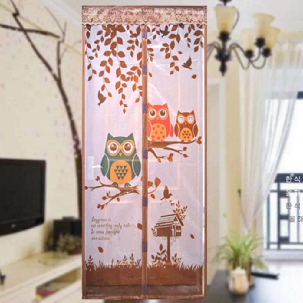Cortina magnética antimosquitos de 4 colores, cortina de puerta de tul, pantalla de cierre automático para puerta, red de malla de verano 90/100x210cm20