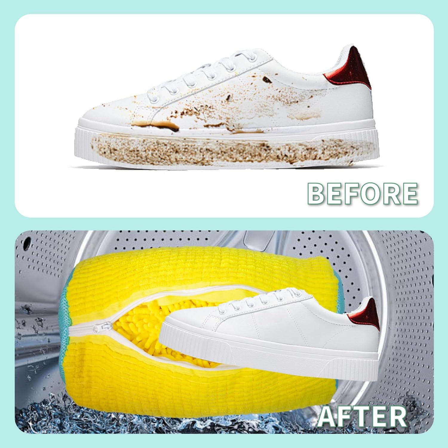 1 Pc Laundry Shoe Bag Shoe Washing Machine Bag for Washer and Dryer Bathroom Accessories Sneakers Washing Bags Laundry Bags