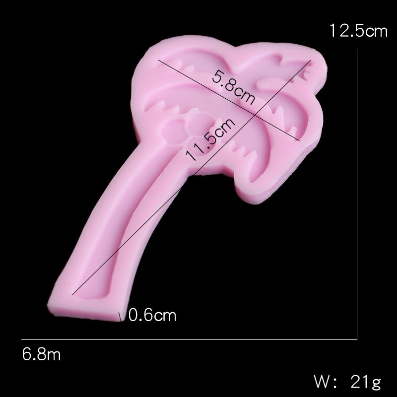 Drie stijlen van kokospalm siliconen mal DIY fondant, klei, gips, hars, kaars, zeep ambachten, decoratieve siliconen mal