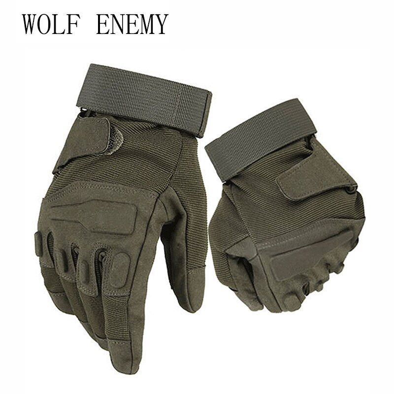 Gants tactiques de l'armée américaine, mitaines de Combat antidérapantes en Fiber de carbone pour Sports de plein air,