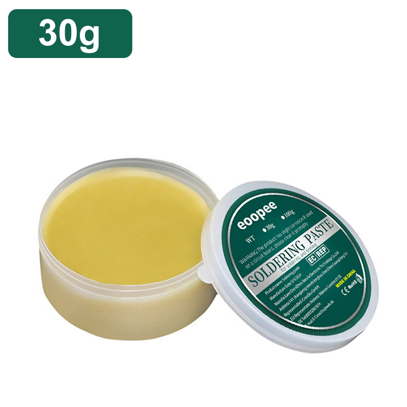 Loddepasta rosin flussmiddel 10g/30g/100g blyfri sveiseflussmiddel jernreparasjon sveisepasta lodding tinn loddeolje loddeflussmiddel: Rød