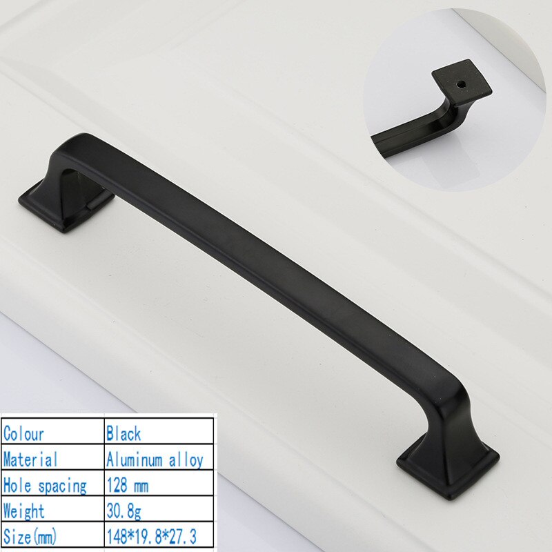 128mm Mehrere stile knöpfe und griffe handvaten voor leder-kasten schrank griff küche schrank griffe bücherregal tür Hand: K4