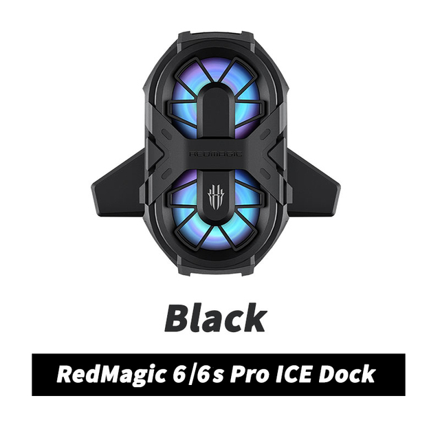 Original Nubia RedMagic 6 Gaming Phone Dual Core Fan Cooler for Red Magic 6 Pro ICE Dock Redmagic 6S Pro cooling back clip: For 6 and 6S Pro