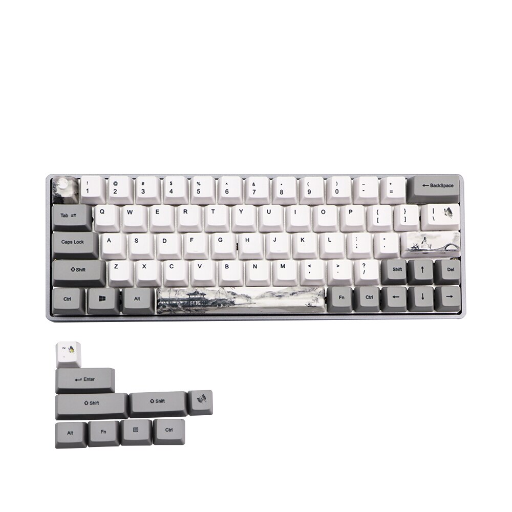 Farbstoff unterlegt Keycap 60% PBT OEM Keycap eins... – Grandado