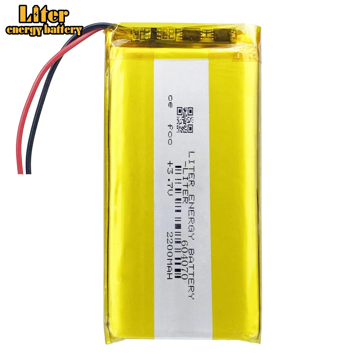3.7V Li-Polymer Rechargeable Battery 603040 for MP3, Tablets, DVD, E-books, Bluetooth Headsets, Cameras:  Light Yellow