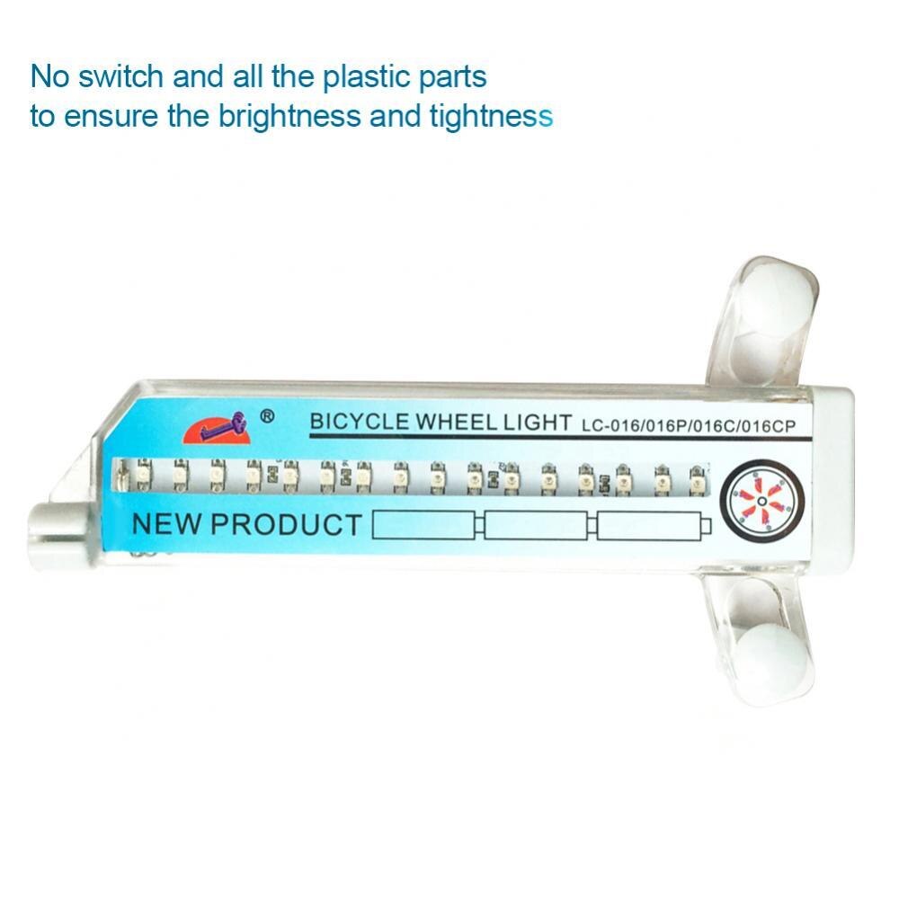 80% 32LED DIY Bicycle Light Colorful Bike Wheel Spoke Light Cycling Tire Signal Lamp Night Safety Bicycle Accessories