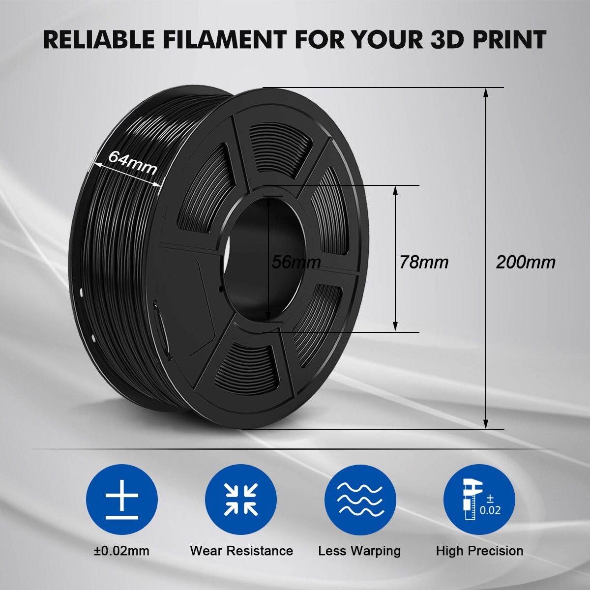 PLA PETG Filament 3D Printing 1.75mm 1KG/2.2lb For Ender 3D Printer Free Fast Support Bulk Order
