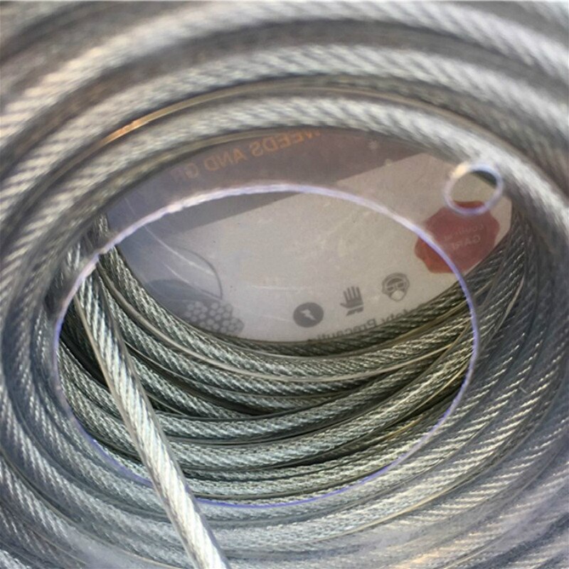 3.0mm 450g Trimmer Wire Rope Cord Line Grass Trimmer Line Inside with Steel Wire, Brush Cutter Nylon Line for Garden Tools Parts