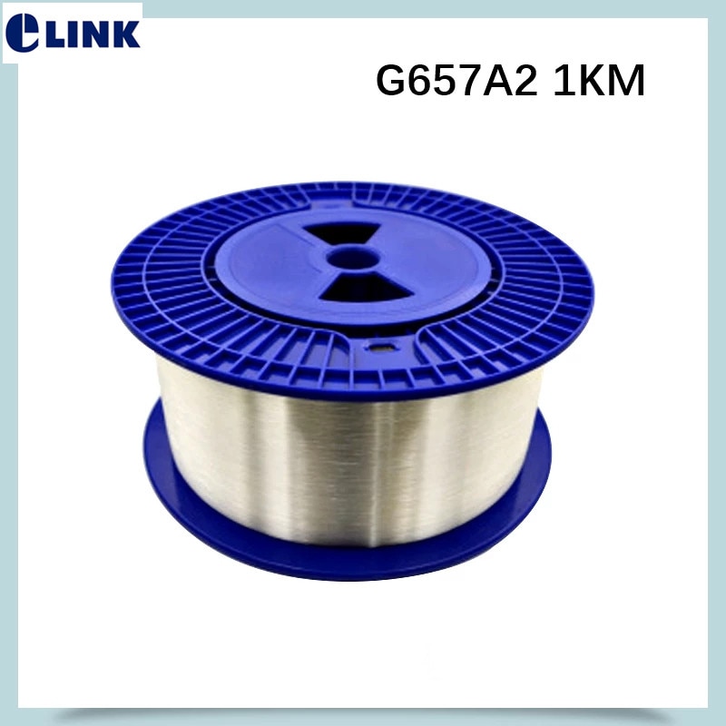 1km/roll Bare optical fibre G657A2 Singlemode SM 9/125um 1000m/spool without connector for OTDR test launch cable fiber reels