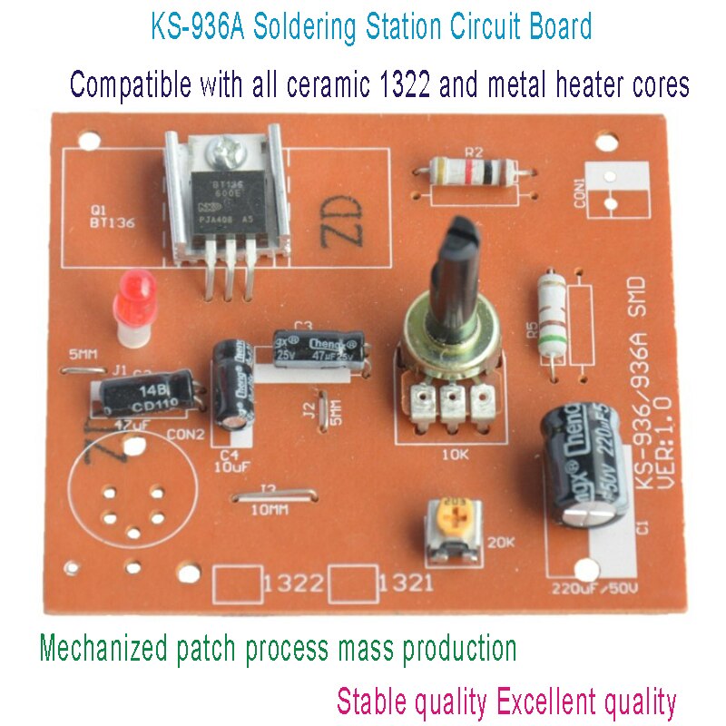 KS936A Verstelbare Soldeerstation Voor Printplaat Met Panel Accessoires