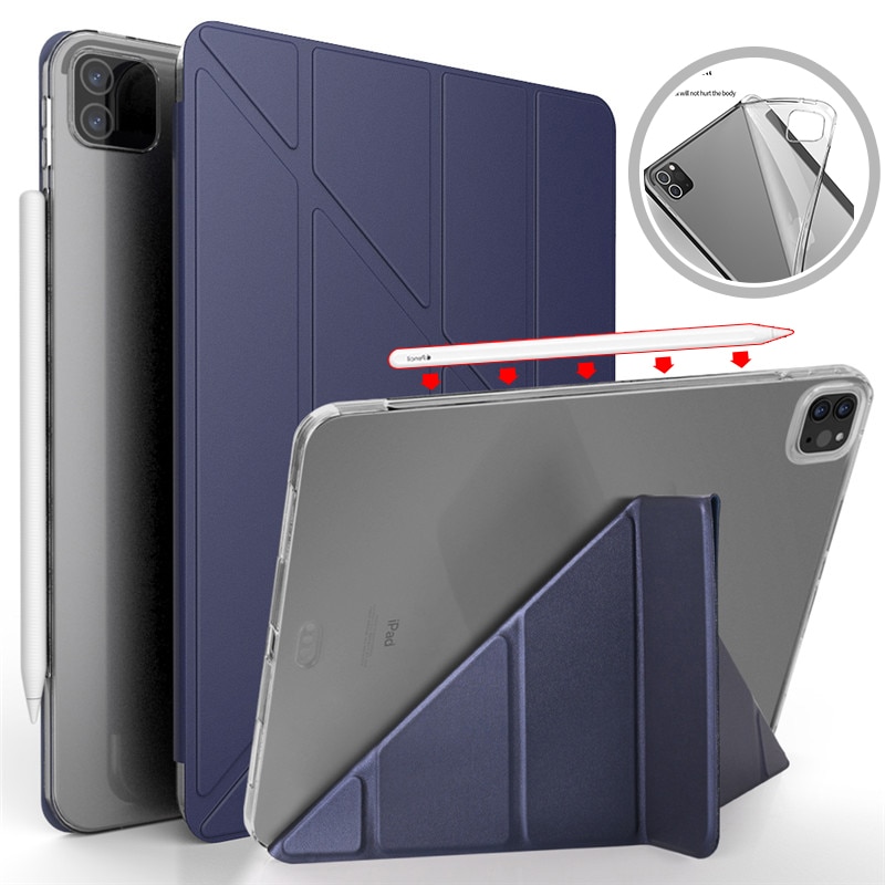 Case For iPad Pro 11 Cover Ultra Slim PU Leather+TPU Back Smart Magnetic Flip tablet Stand cover for iPad Pro 11 case