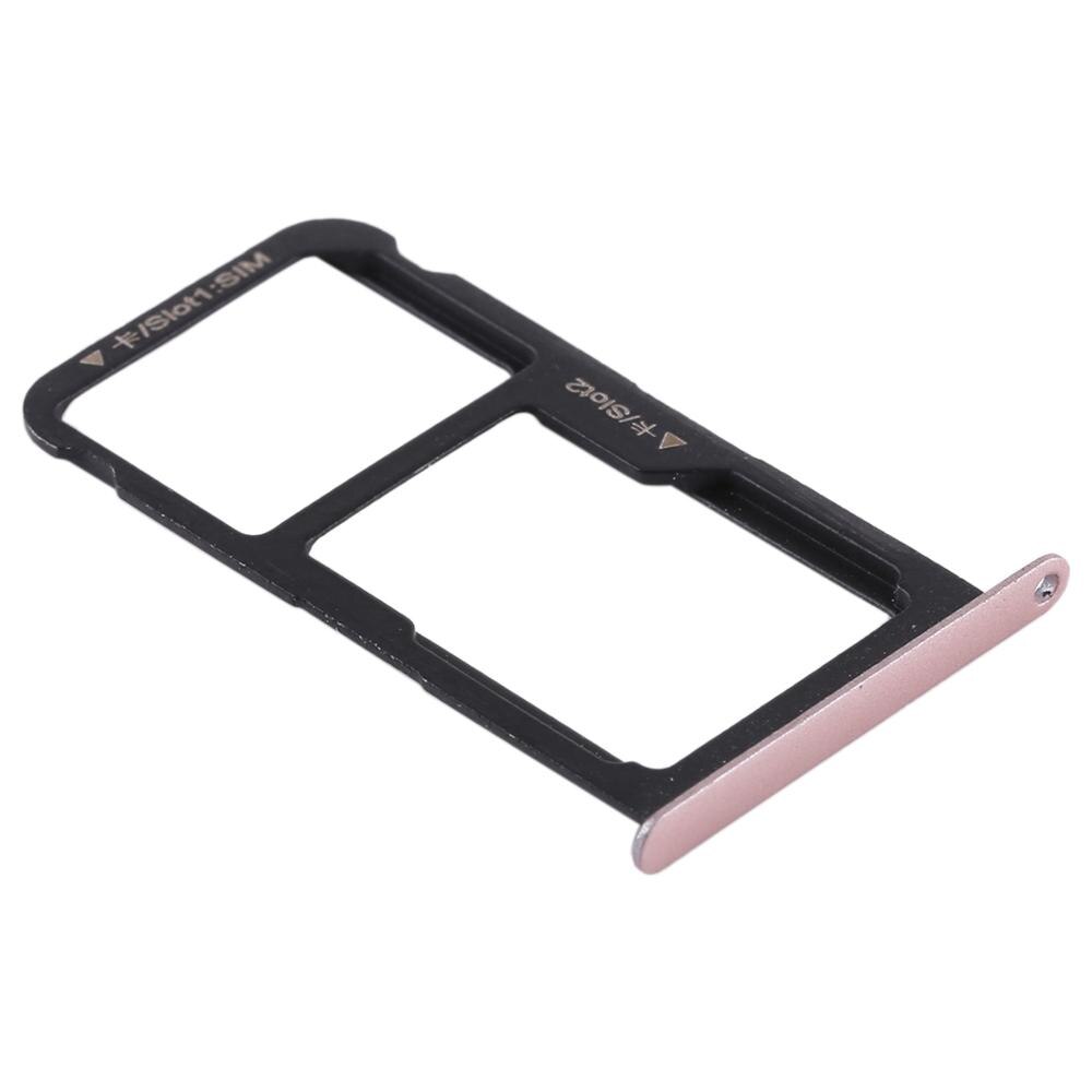 Ipartsbuy Sim Card Tray + Sim Card Tray / Micro Sd-kaart Voor Huawei P9 Lite: Roze