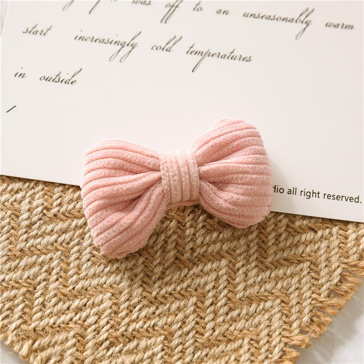 Japanse Koreaanse Kinderen Snoep Kleur Haar Clip Leuke Boog Meisje Baby Knoop Bb Clip Haar Clip Accessoires Haarspelden baby: 4