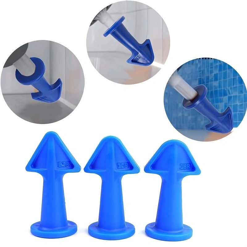 3 STKS Kalefateren Nozzle Applicator Siliconen Breeuwen Gereedschap Kit, Kit Mondstuk Breeuwen Epoxy Zuiger Mondstuk Accessoires