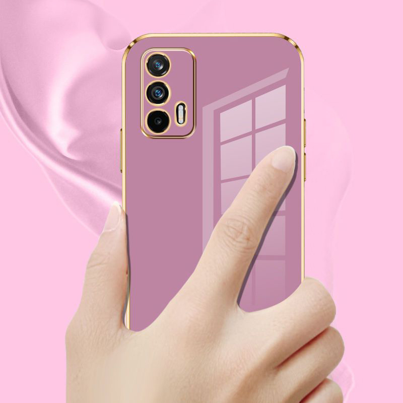 For Realme GT Neo2T Case Realme GT 5G Phone Case Realme GT Neo Flash Realme GT Neo Luxury Square Plating Shockproof Back Cover