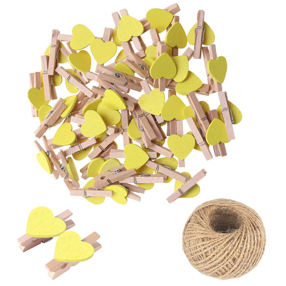 25/30mm Natuurlijke Houten Gekleurde Foto Mini Clips Memo Papier Peg Wasknijper DIY Briefpapier Kerst Bruiloft Home decor: Chocolade