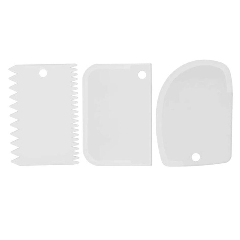 Plato giratorio antideslizante para pasteles, Soporte redondo para cocina, herramientas para hornear, masa de pastelería, herramientas de decoración de pasteles, espátula para glaseado: Cream Scraper