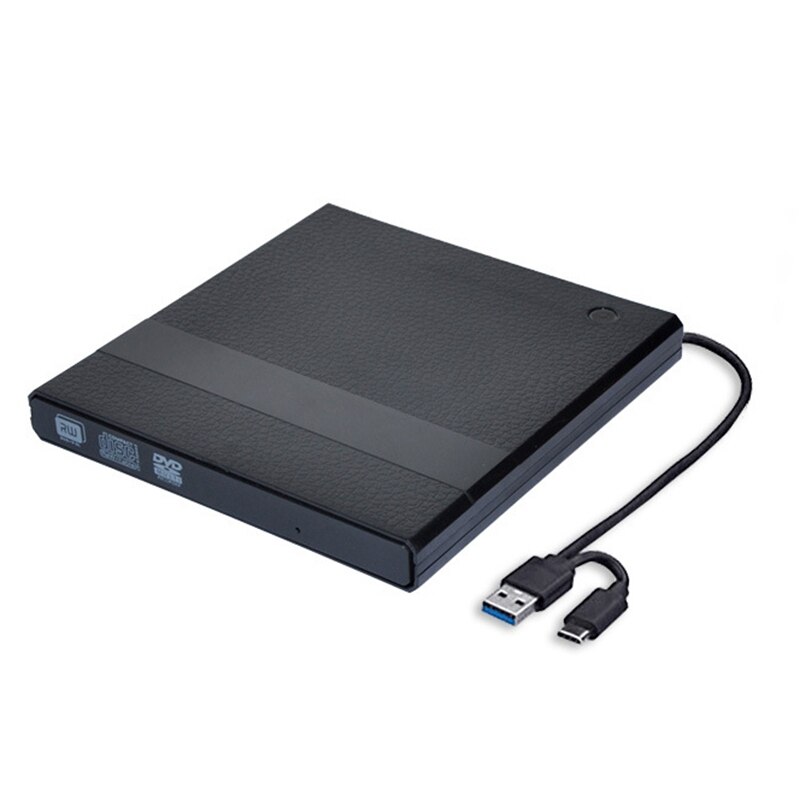 Eksternt cd dvd-drev cd dvd-afspiller usb 3.0 type-c bærbar dvd-brænder til pc imac laptop mac desktop vindue