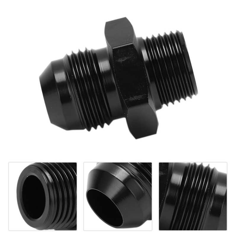 Gas Line Adapter Fuel Line Fitting 8 AN To 3/8 NPT High Precision for Auto