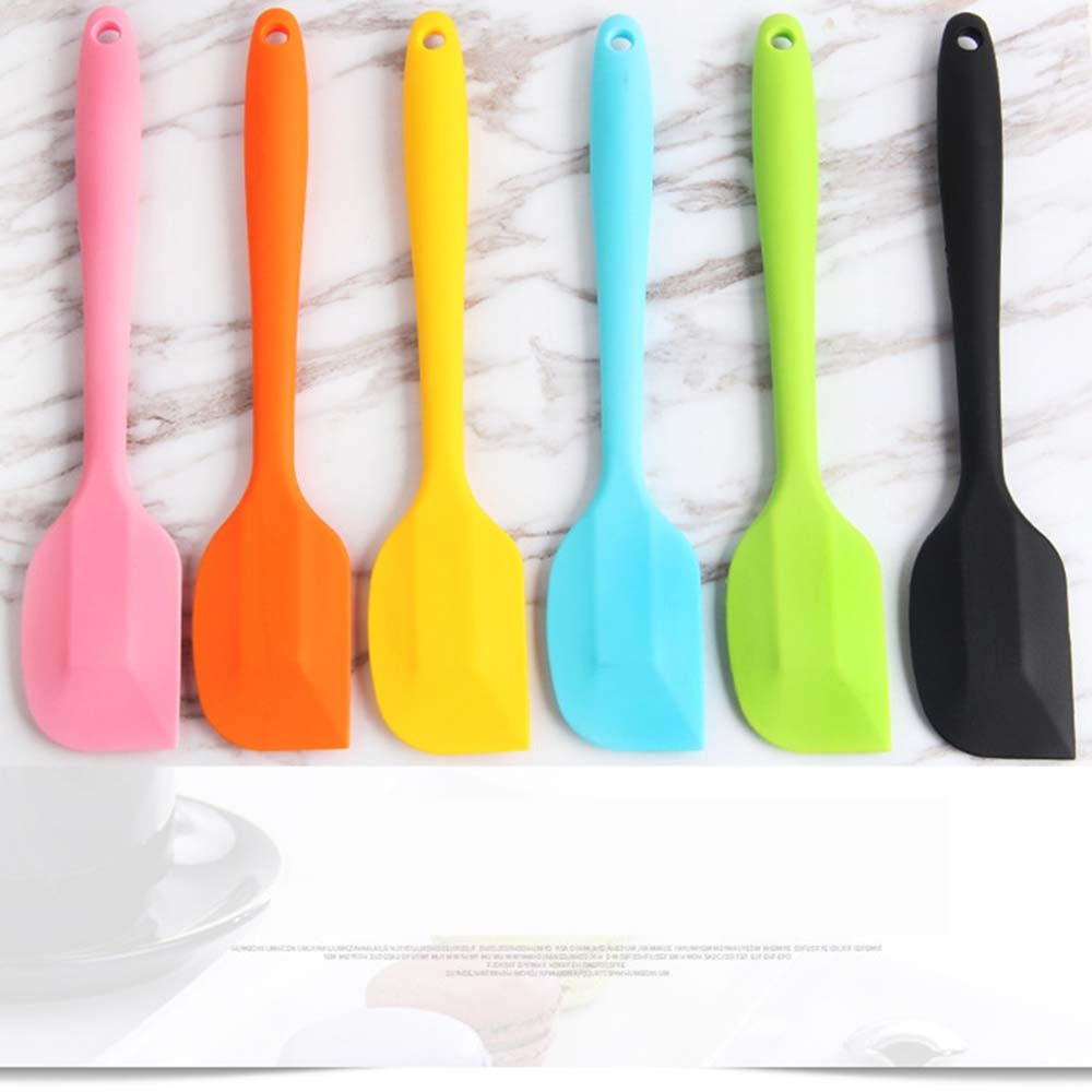 Baking Scraper Spatula Cake Non Stick Silicone Spatula Spoon High Heat Resistant Kitchen Scraper For Baking Roasting Turkey