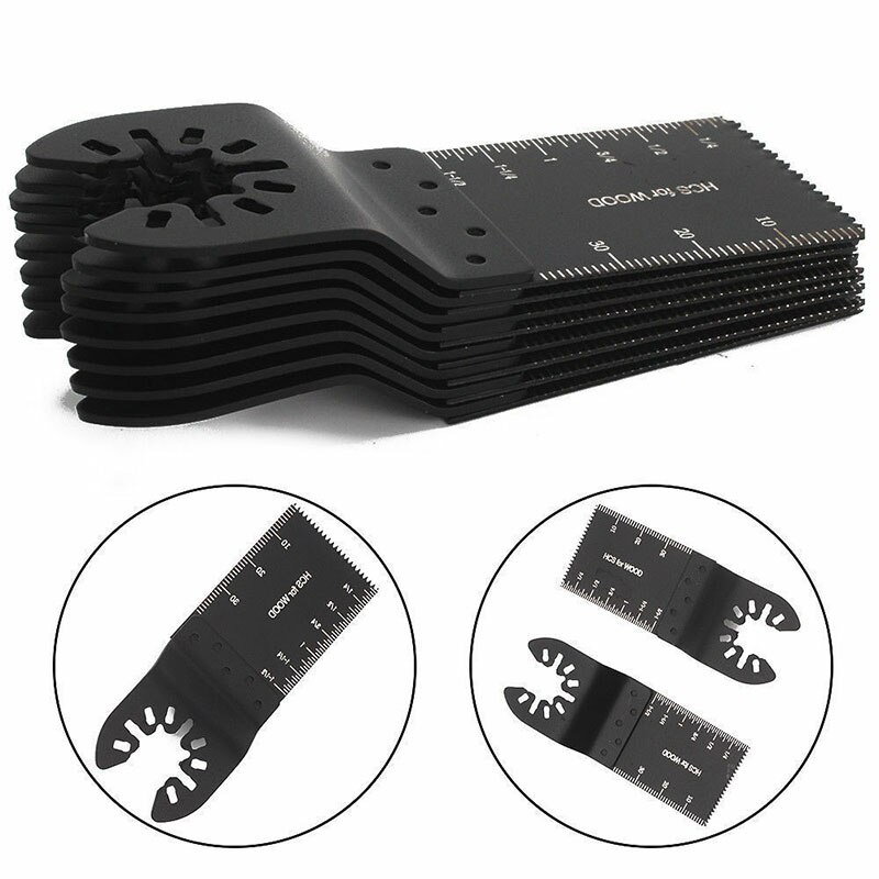 10 Pcs Oscillating Multi Tool Saw Blades For Fein Multimaster Renovator Dremel Cutting Wood Saw Blade Power Tool Accessories