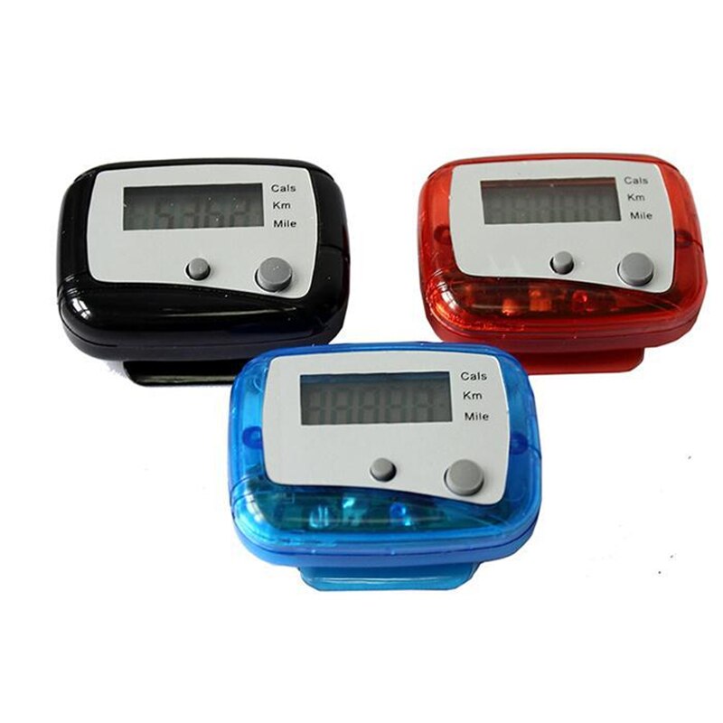 Sport Running Step Counter Mini Electronic Digital LCD Pedometer Jogging Run Step Walking Distance Calorie Sport Pedometer 1PC