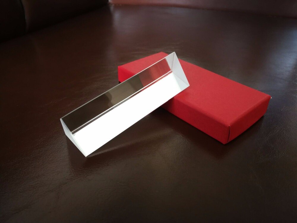 25*25*80mm Triangular color prism optical right angle k9 material students experimental equipment