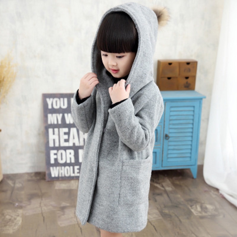 Manteau adolescent pour filles nouvelle automne hiver enfants vêtements fille Trench garder au manteau enfants veste longue fille manteaux