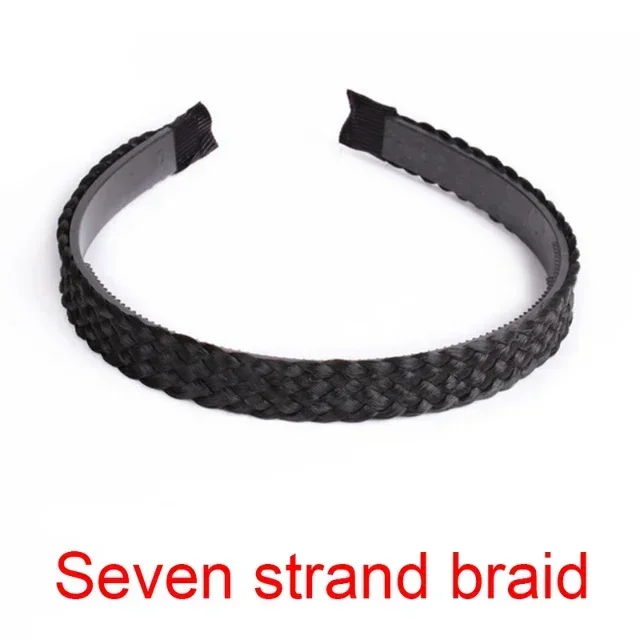 Diademas de peluca torcida para mujer, trenzas anchas de espina de pescado, diademas hechas a mano, aro para la cabeza, accesorios para el cabello,: Amarillo claro