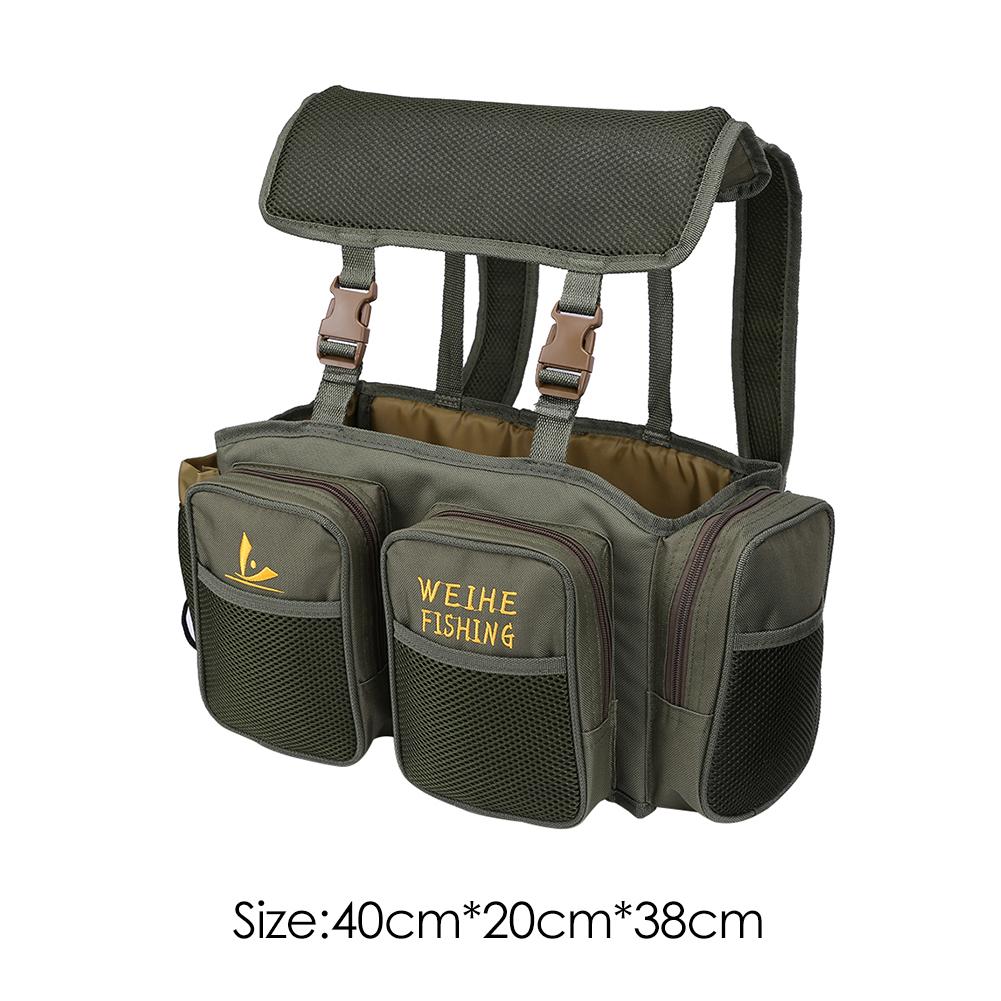 Sacs de pêche multifonctionnels, boîte à appâts en Nylon, rangement, emballage étanche, Pack de leurres, matériel de pêche à la carpe, sac à dos