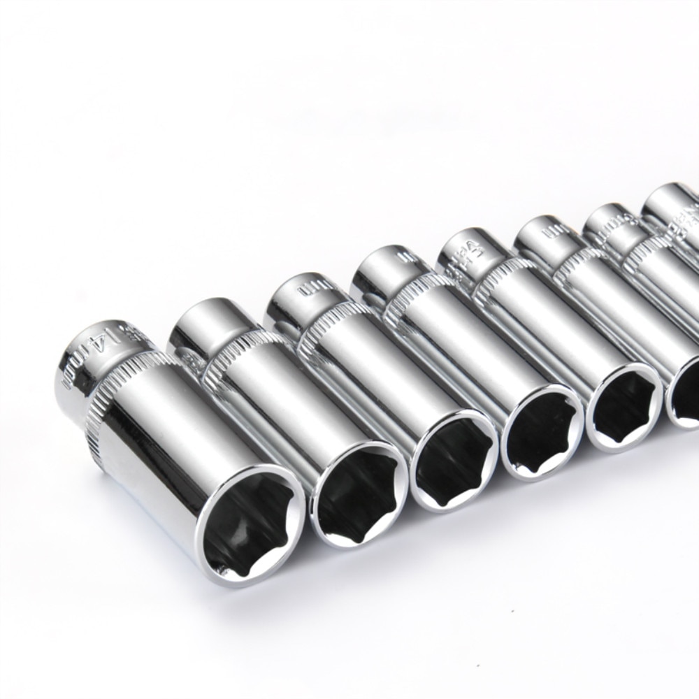 1/4 Hex Ratchets Extension Sleeve Bar Socket Adapter Drive Socket Wrench Spanner Converter Tool 4-14MM Universal Joint