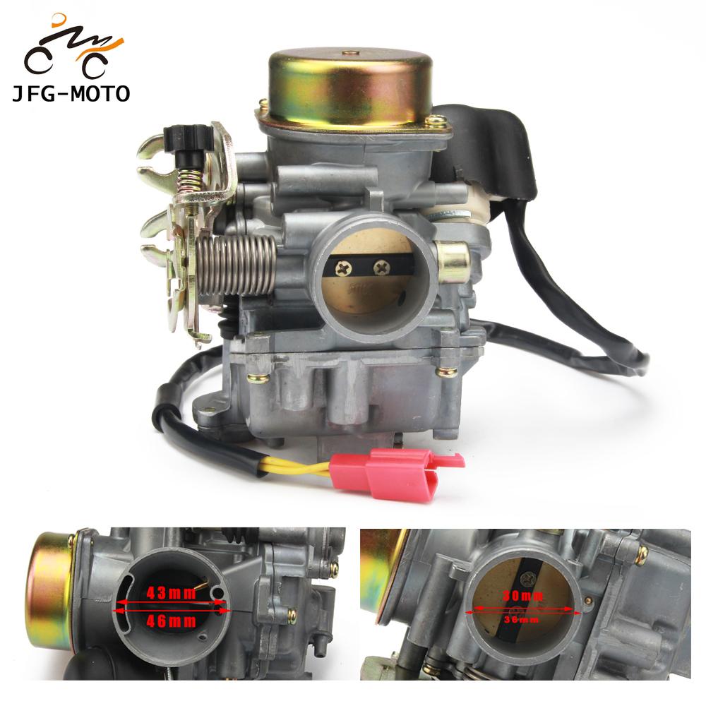 Motorfiets CVK30 Cvk 30Mm Carburateur Carb Vervanging Voor Keihin Scooters Atv GY6 150-250CC Scooter Street Fiets