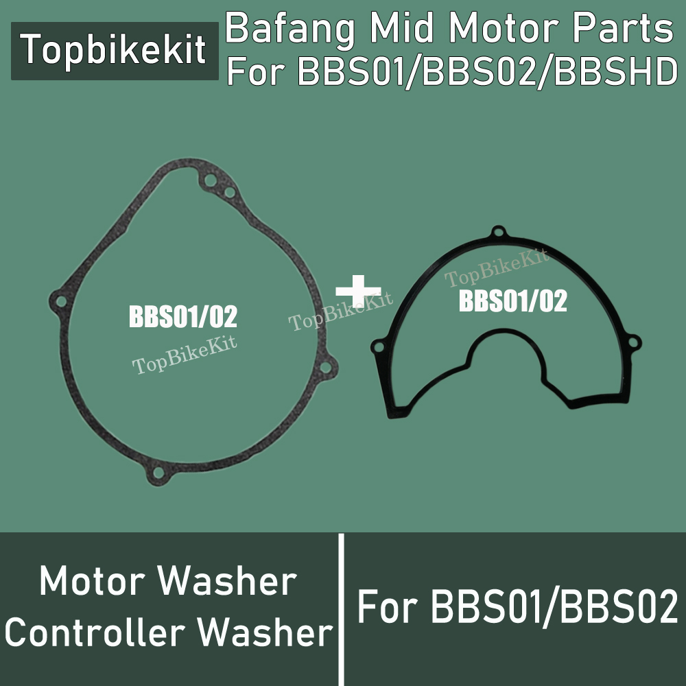 B Ebike BAFANG Mid Motor Controller Motor Washer Ring For BBS01 BBS02 BBSHD Bearing/Ring Oil Seal/Axial Bearing/Shaft Screw: black