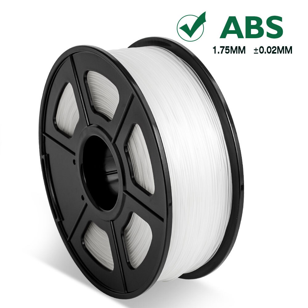 ABS trasparente 3d Stampa Filamento 100% Senza Bolle Stampante ABS Filament 1.75 millimetri Per 3d Strumento di Disegno 1kg/2.2LBS Con Spool: Default Title