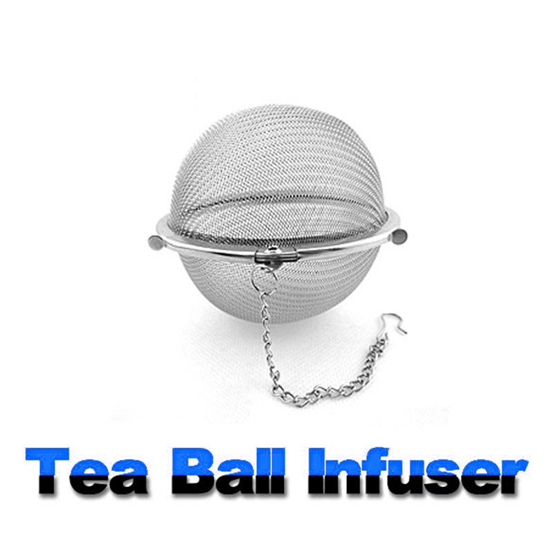 Roestvrij Staal Theezeefje Locking Spice Tea Pot Infuser Mesh Bal Filter JA55