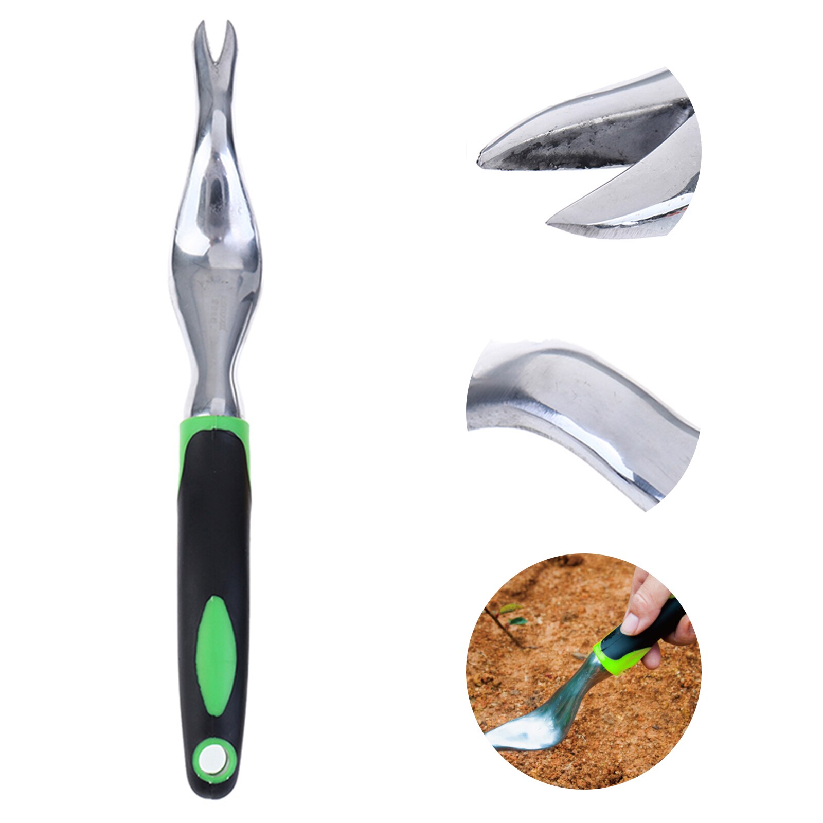 Garden Weeder Hand Weeding Removal Cutter Dandelion Digger Puller Tools rgonomic Handle Gardening Tools