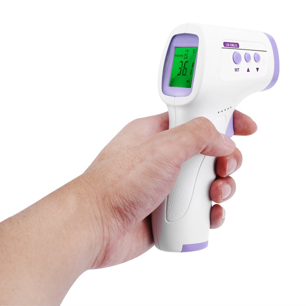 Three Color Backlight Non-contact Thermometer Handheld Infrared Thermometer Forehead Digital LCD Body Temperature Measurement