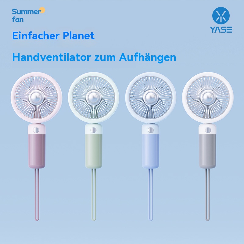 Summer Handheld Fan with Three Levels of Strong Wi... – Grandado