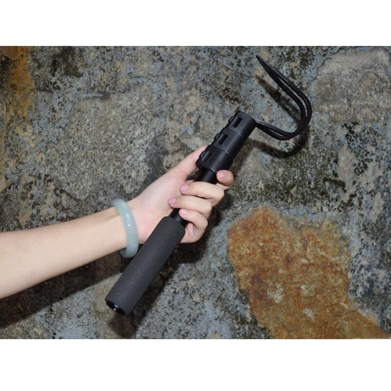 Adjustable Snake Hook Long Handle Snake Tongs Reptile Catcher Stick Rattlesnake Grabber Pick-up Handling Tool