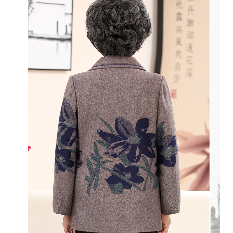 Ouderen Vrouwen Herfst Winter Kleding 60-70 Moeder Fluwelen Jas Oma Outfit Jas Specialiteit Van China Oude Man Kleding a122