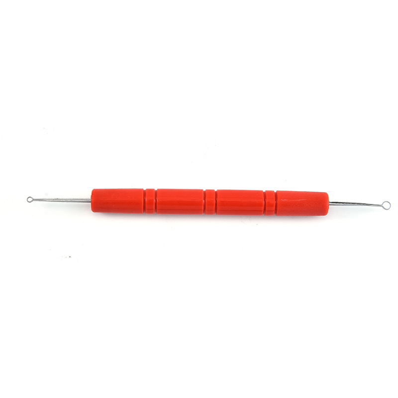 Couteau de spéléologie en argile polymère, outils de poterie, modélisation de Sculpture, Sculpture, couteau à découper, couteau à poinçon, outil de broche à Double fil: E-1PCS