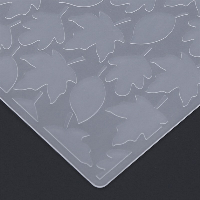 Maple Leaves Plastic Template Crafts Embossing Folders for DIY Scrapbooking and Album Paper Card Making Wedding Decor Supplies