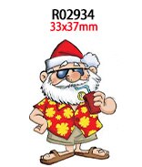 30pcs/lot Christmas Printed Resin Flatback DIY Decoration Crafts Accessories R0292 R0293 R0294: R02934