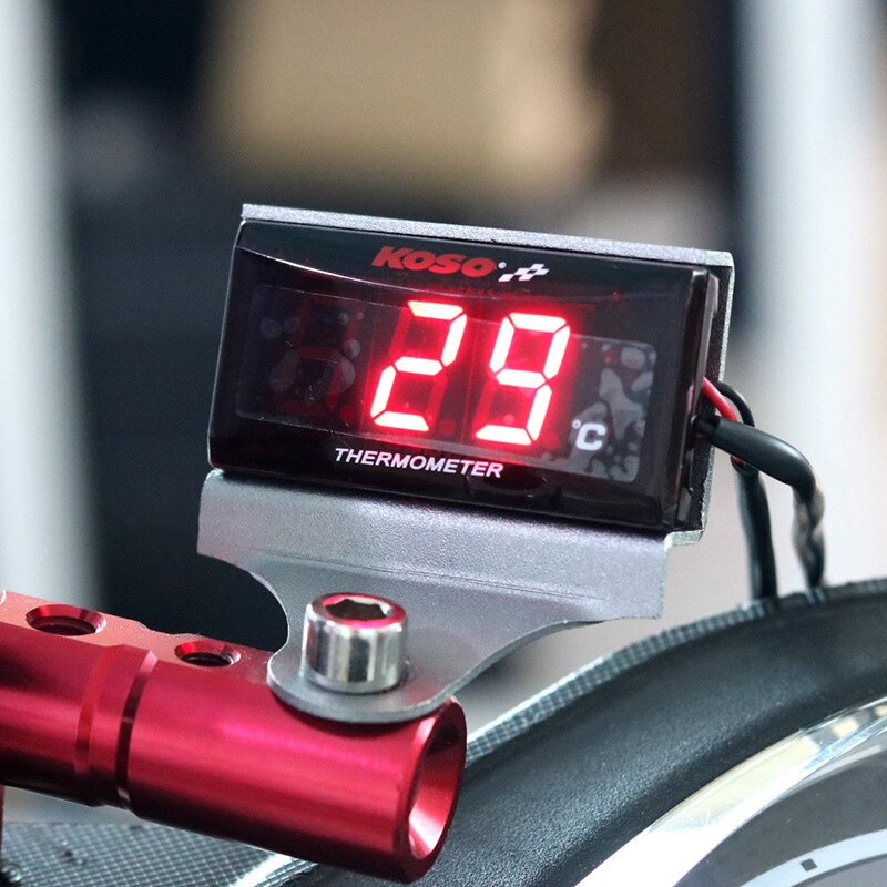 Meter Motorfiets Water Temperatuur Digitale Hygrometer Thermometer Sensor Digitale Display Hygrometer Temperatuur Sensor Intellige