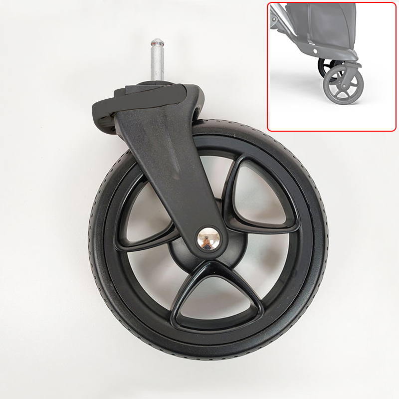 Kinderwagenwiel Voor Stokke Xplory V4 V5 V6 Kinderwagen Voorwiel DIY Buggy Wiel Baby Vervanging Accessoires: Black