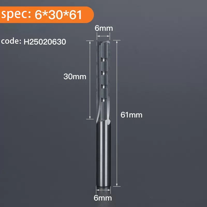 HUHAO Straight Milling Cutter Wood Router Cutters 3 Flutes Carbide End Mill CNC Slotting Trimming Router Bit Woodworking Tools: 10.5mm