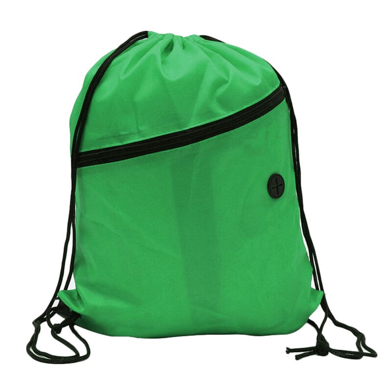 Mini Waterdichte Nylon Schoen Zakken Opslag Gym Tassen Koord Stof Rugzakken Opslag Pouch Outdoor Travel Duffle Sporttassen 30: Licht Groen
